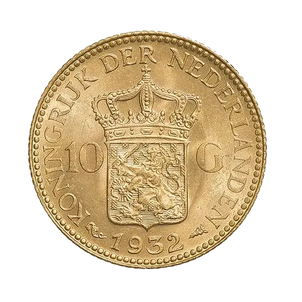 10 Florins Or Pays-Bas (Avers)