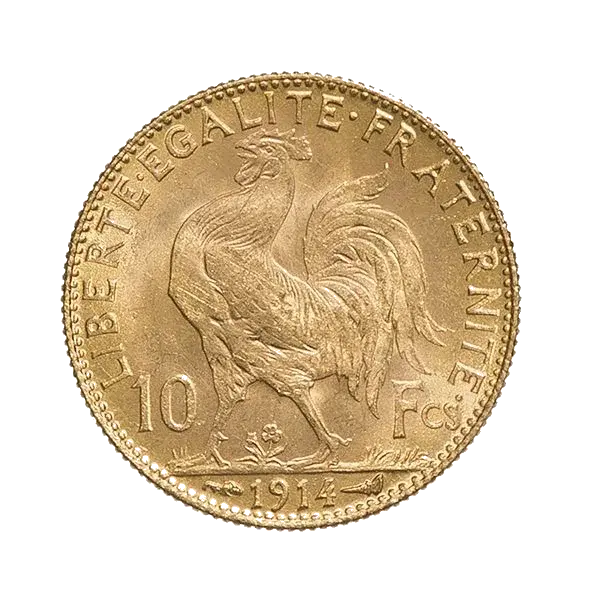 10 Francs Napoléon Or (Avers)