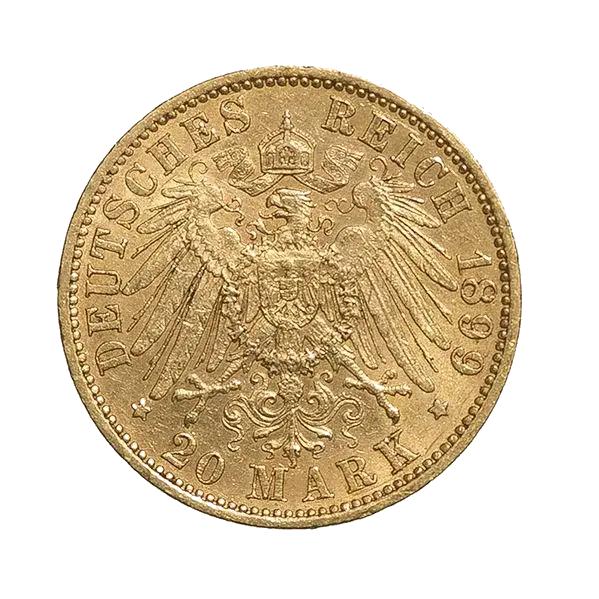 20 Reichsmarks Or (Avers)
