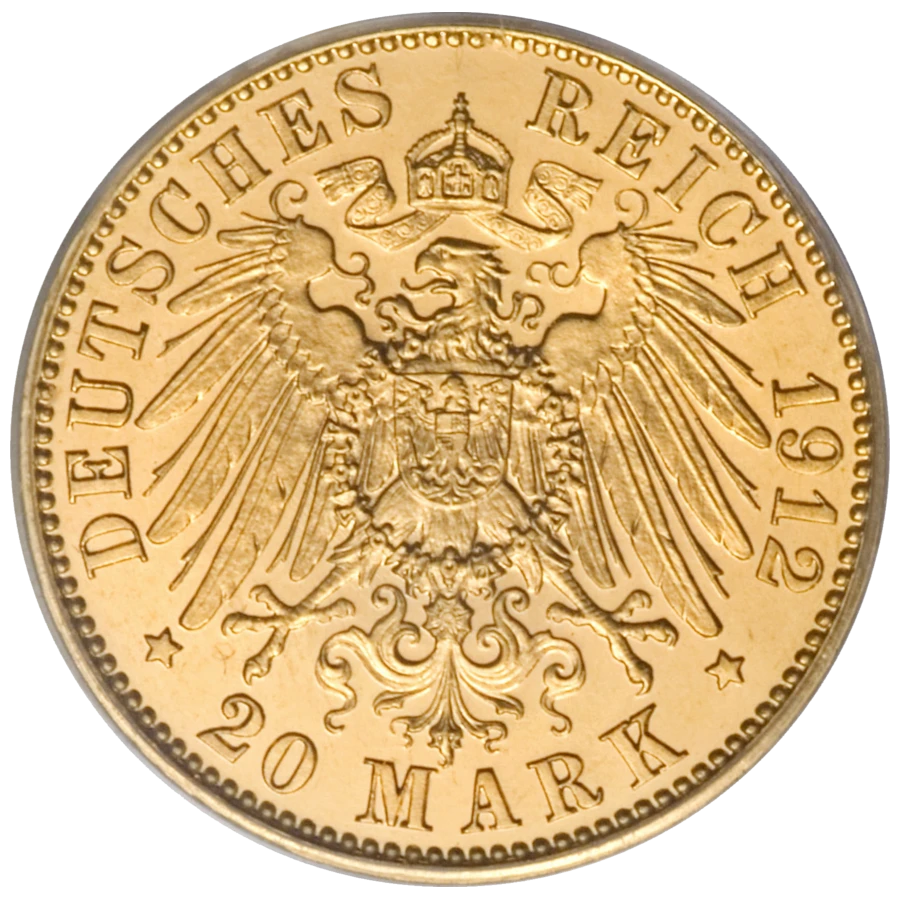 20 Reichsmarks Or (Revers)