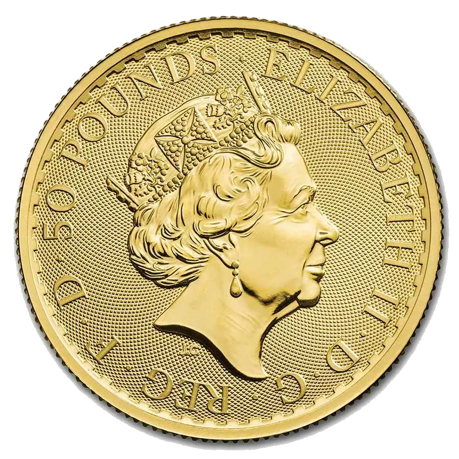 Britannia 1/2 Oz Or (Avers)
