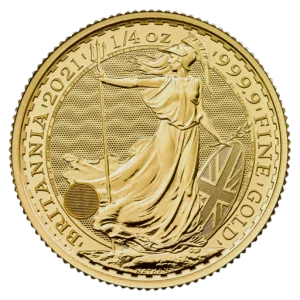 Britannia 1/4 Oz Or (Avers)