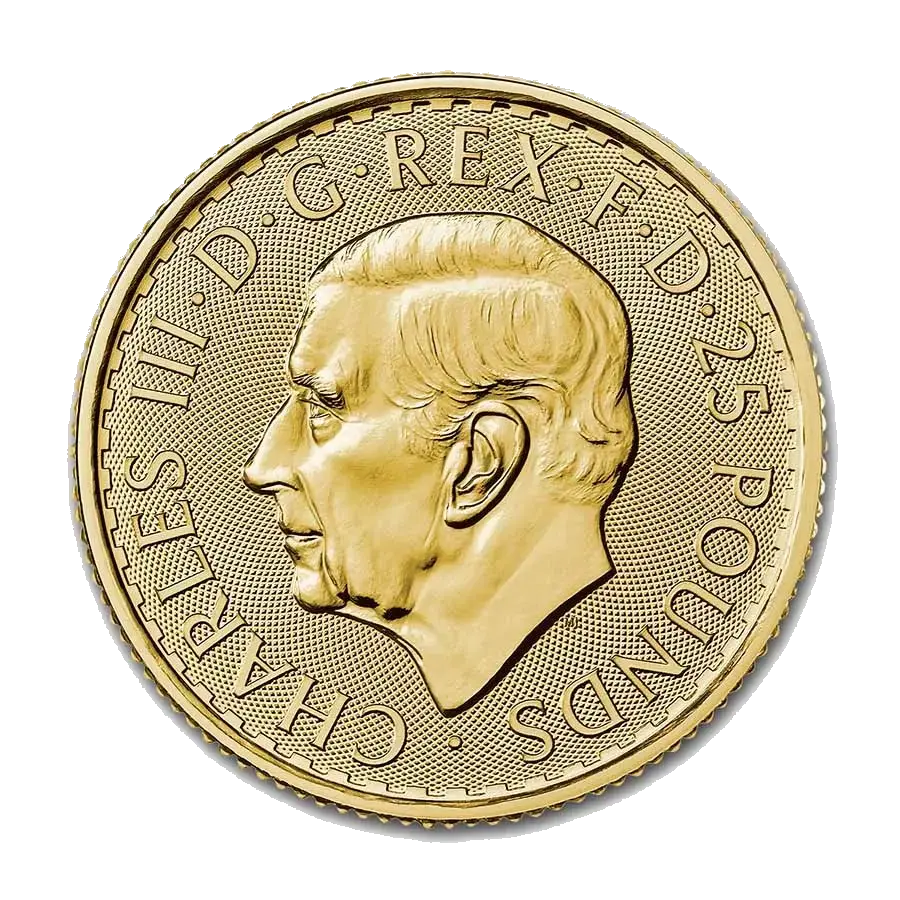 Britannia 1/4 Oz Or (Avers)