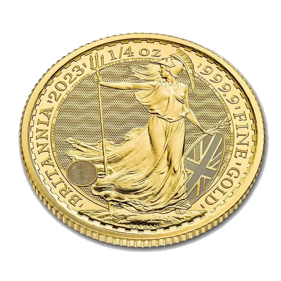 Britannia 1/4 Oz Or (Revers)