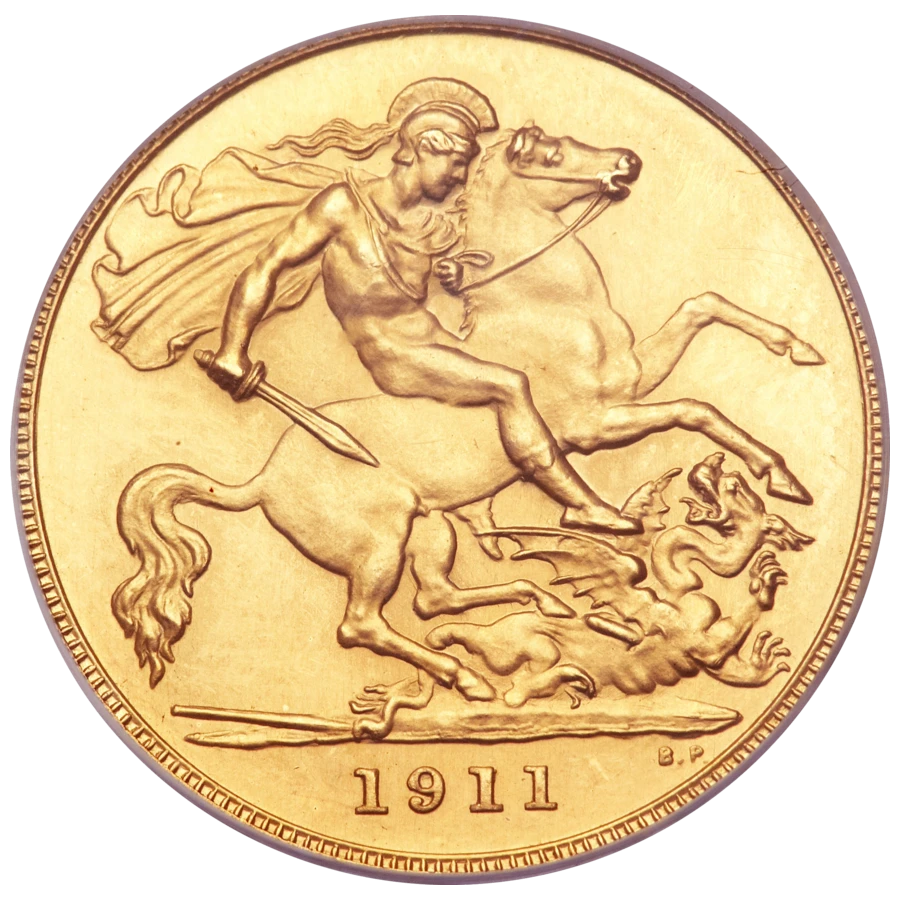Demi-Souverain Or (Revers)