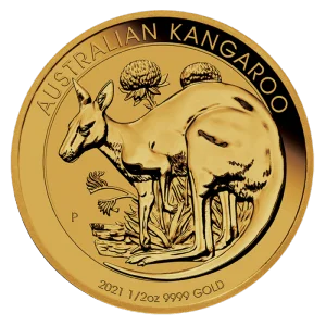 Kangourou 1/2 Oz Or (Avers)