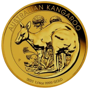 Kangourou 1/4 Oz Or (Avers)