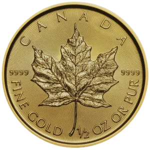 Maple Leaf 1/2 Oz Or (Avers)