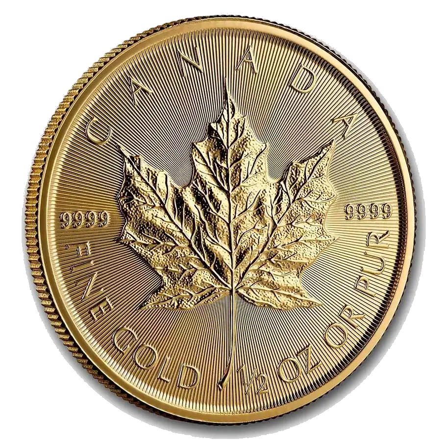 Maple Leaf 1/2 Oz Or (Revers)