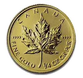 Maple Leaf 1/4 Oz Or (Avers)