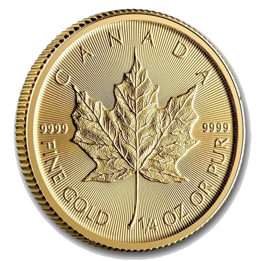 Maple Leaf 1/4 Oz Or (Revers)