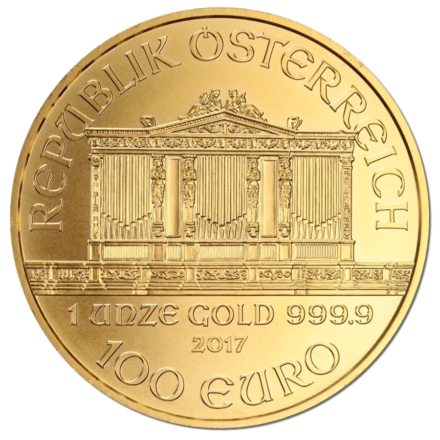 Philharmonique 1/10 Oz Or (Avers)