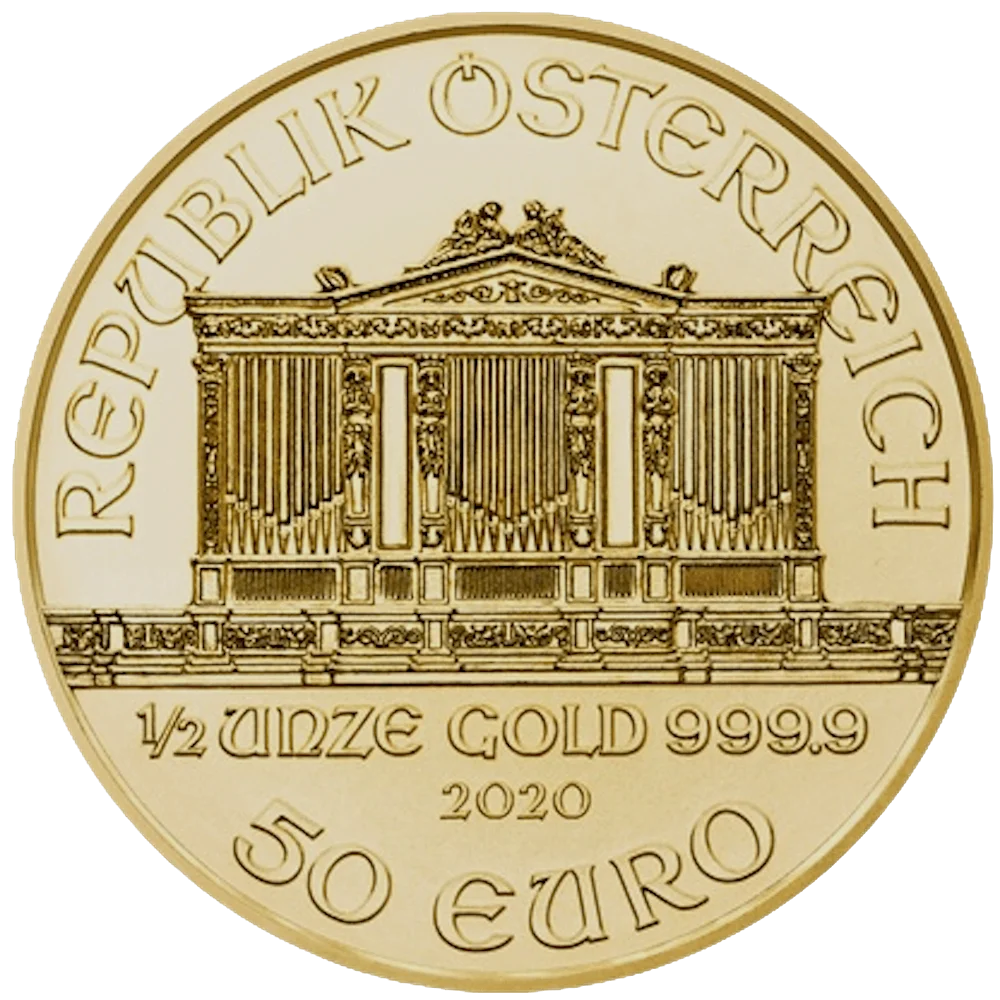 Philharmonique 1/2 Oz Or (Avers)