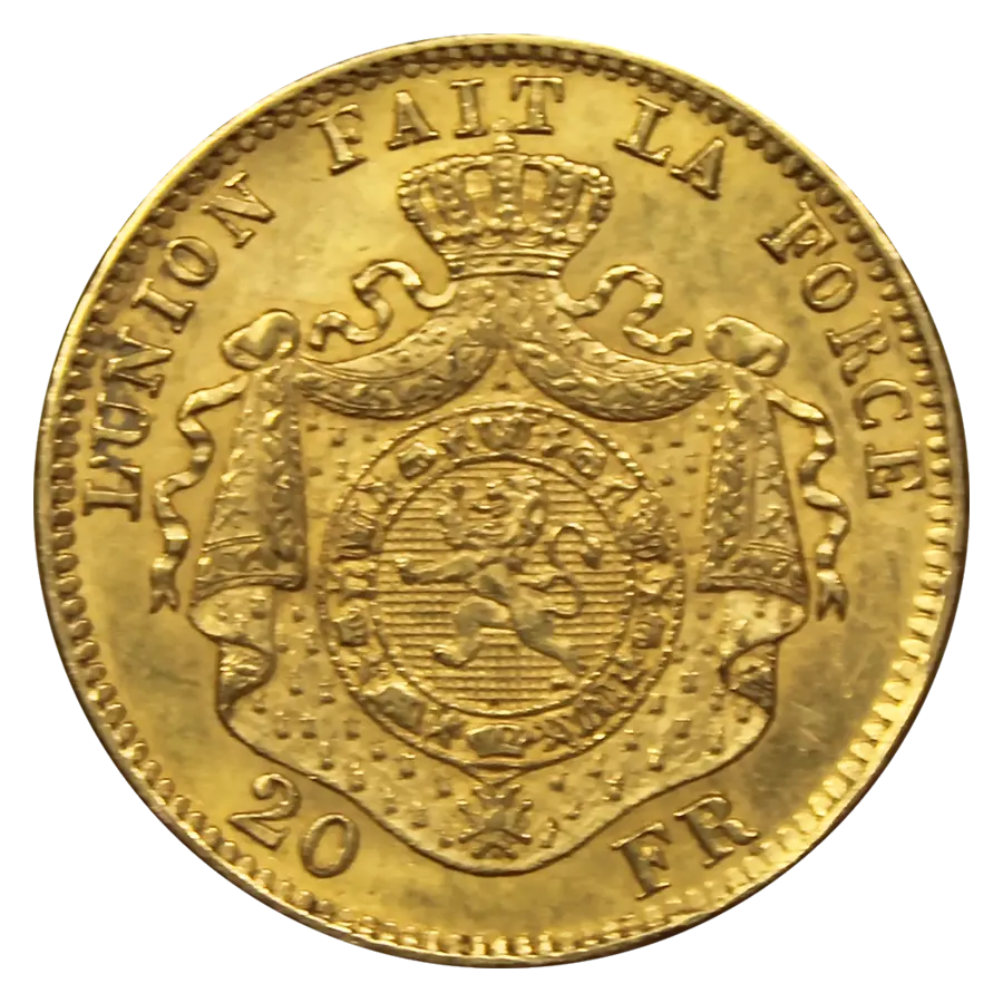 Union Latine 20 Francs Or (Revers)