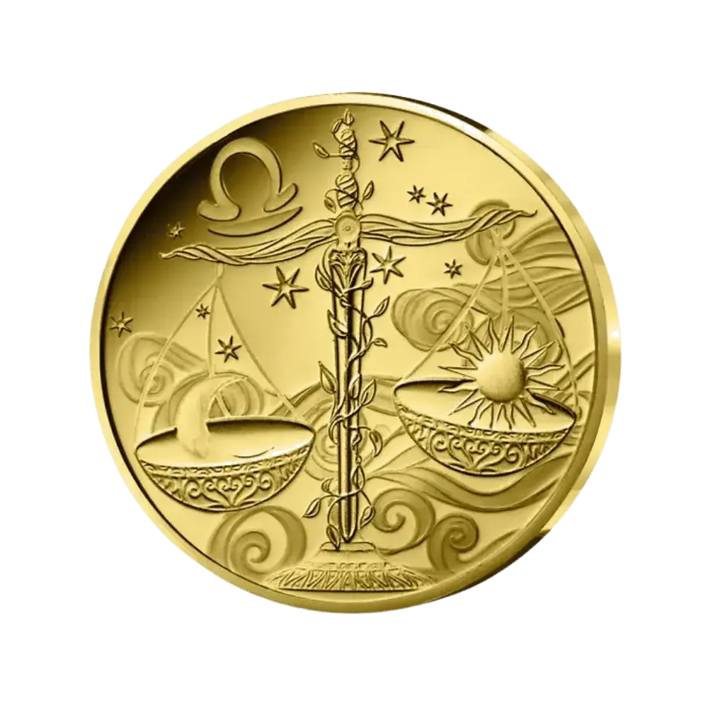 Zodiaque Balance 2026 Or (Avers)