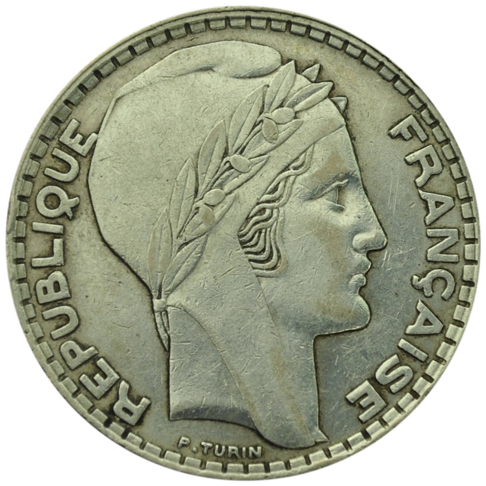 20 Francs Turin Argent (Avers)