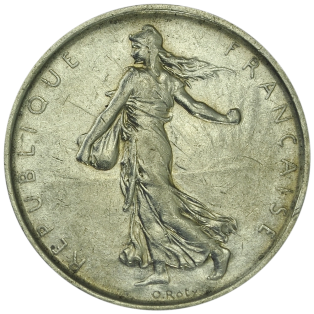 5 Francs Semeuse Argent (Avers)