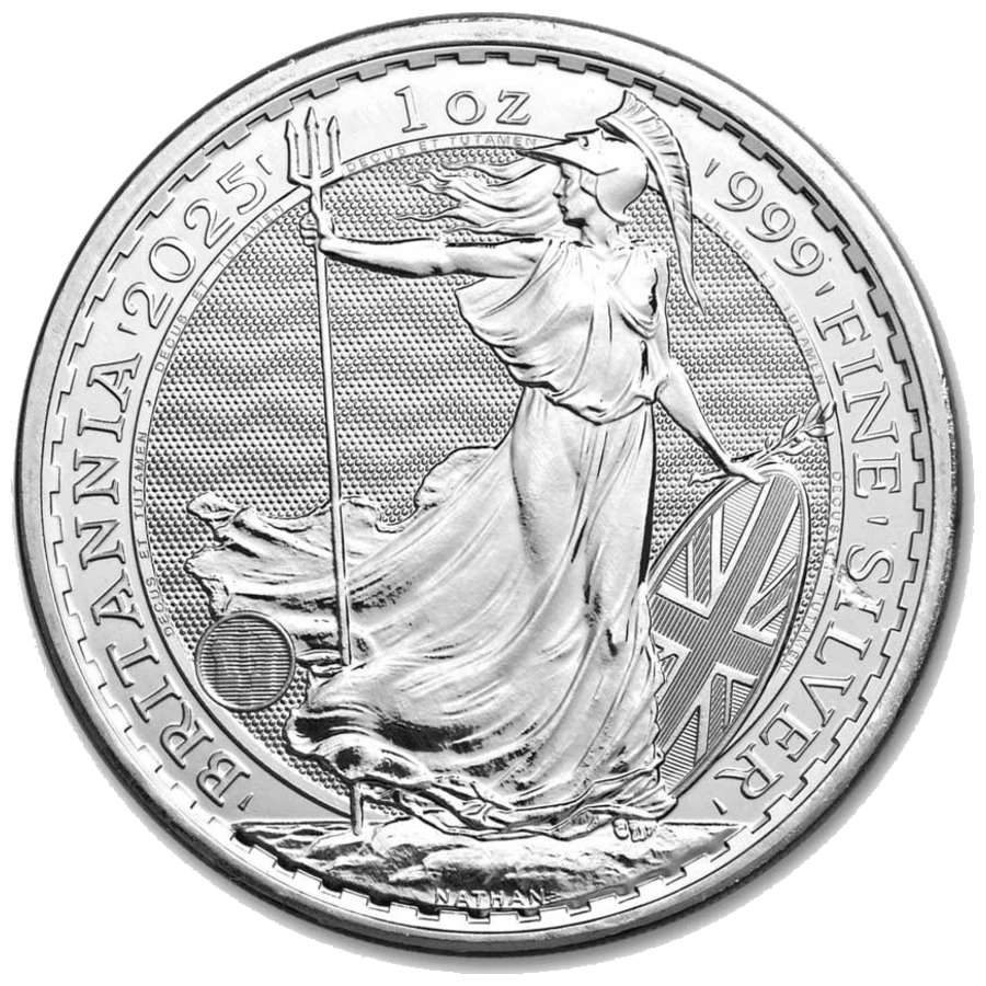 Britannia 1 Oz Argent (Revers)