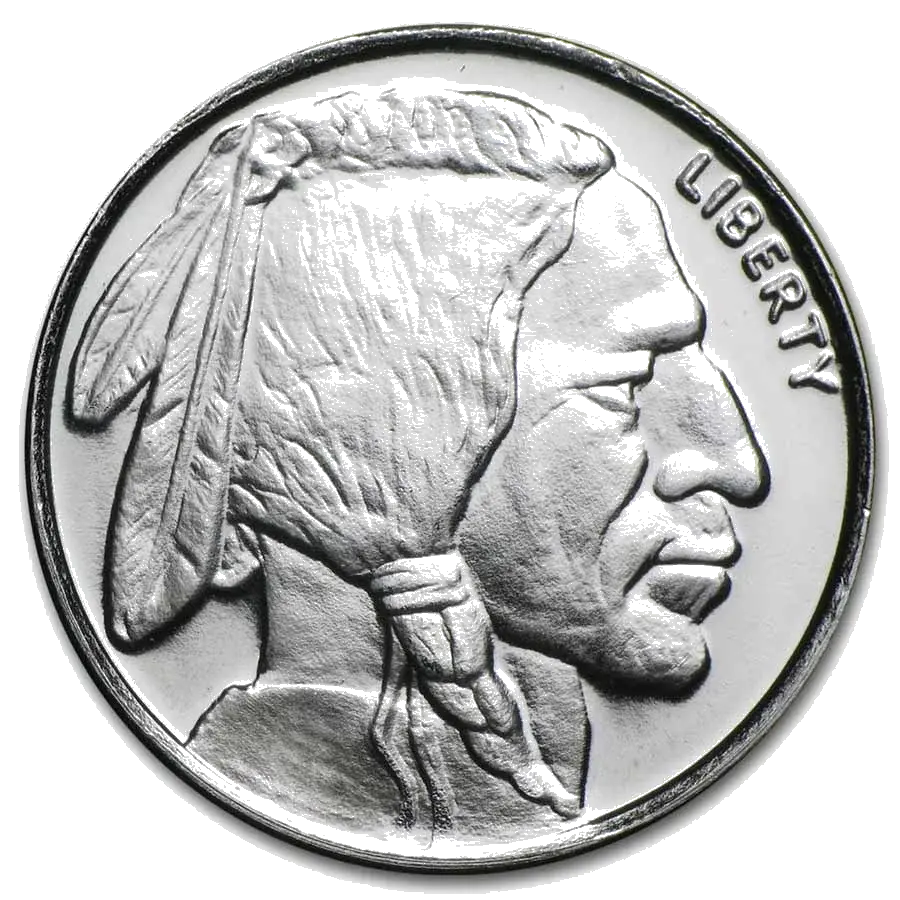 Buffalo 1 Oz Argent (Avers)