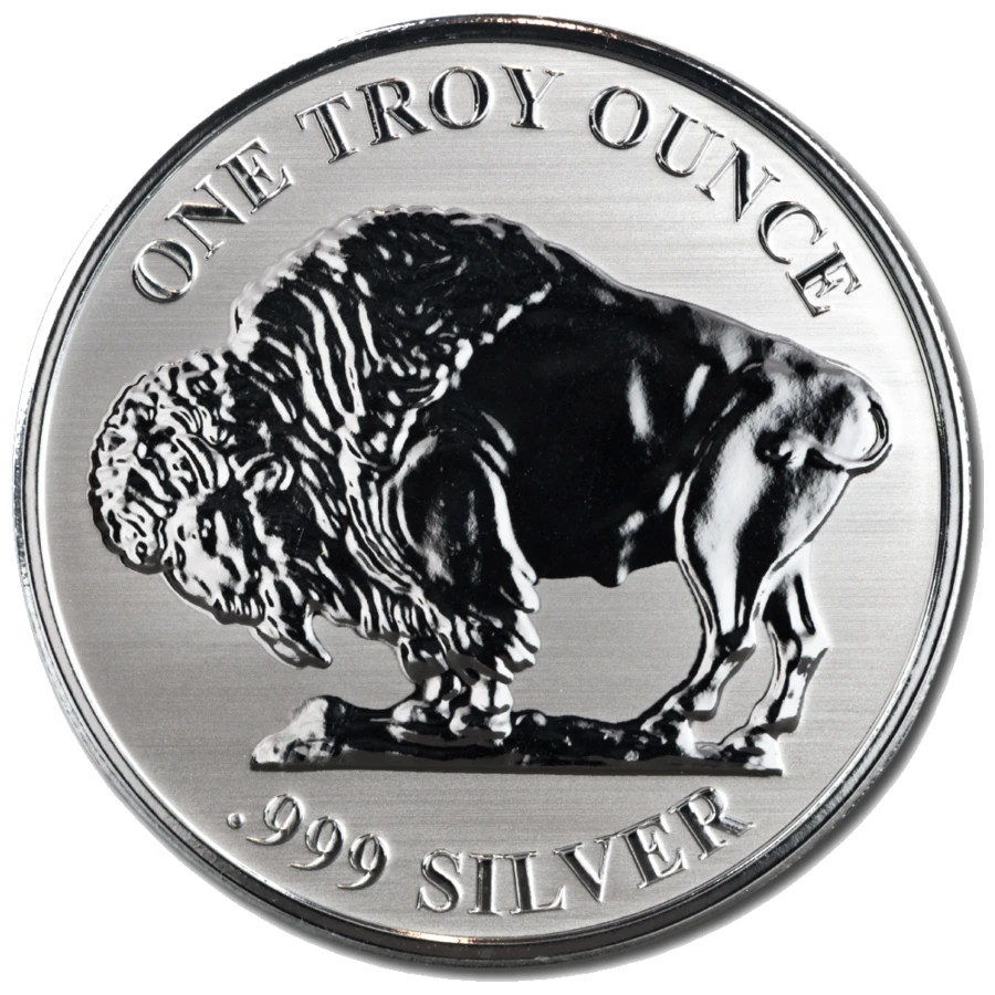 Buffalo 1 Oz Argent (Revers)