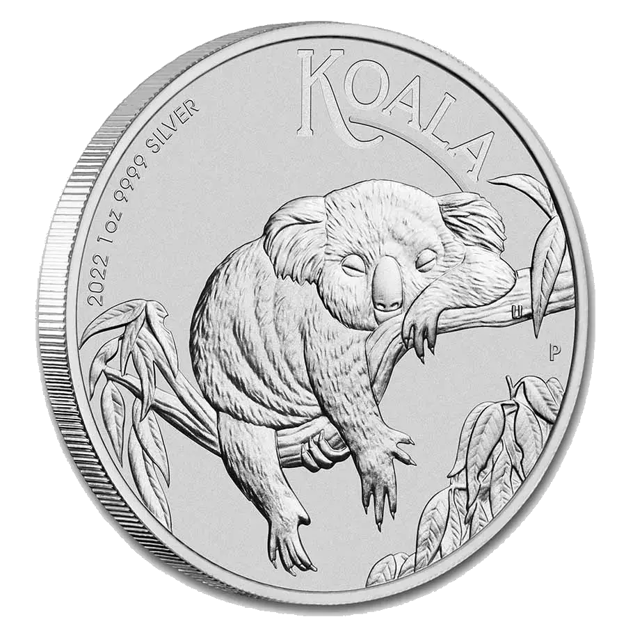 Koala 1 Oz Argent (Revers)