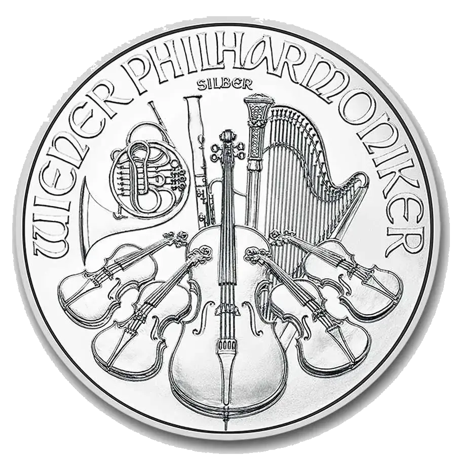 Vienna Philharmonic 1 Oz Argent (Revers)