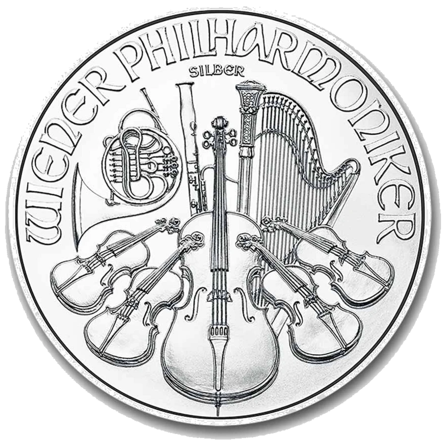 Vienna Philharmonic 1 Oz Argent (Revers)